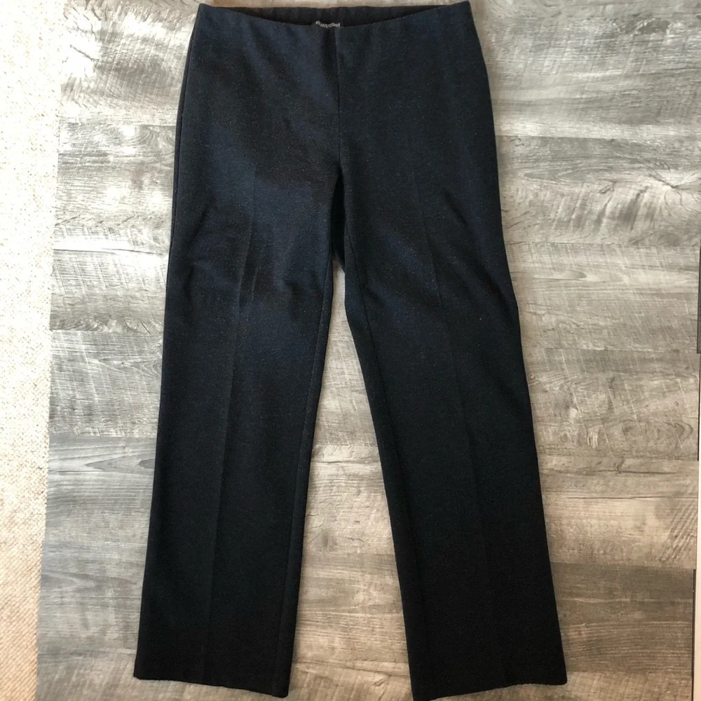Eileen Fisher Grey Ponte Knit Pants Trousers, size Medium Petite - Picture 5 of 8
